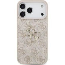 Guess Apple iPhone 17 Pro Max Silicone case with MagSafe Big Logo Pink
