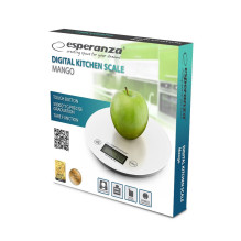 Esperanza EKS003W Electronic Kitchen Scale White Round Esperanza EKS003W Electronic Kitchen Scale White Round