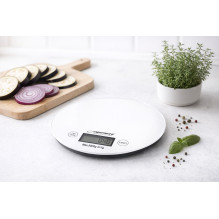 Esperanza EKS003W Electronic Kitchen Scale White Round Esperanza EKS003W Electronic Kitchen Scale White Round