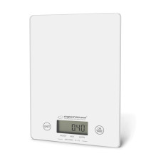 Esperanza EKS002W kitchen scale White Countertop Rectangle Electronic kitchen scale Esperanza EKS002W kitchen scale White Countertop Rectangle Electronic kitchen scale