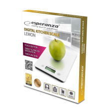 Esperanza EKS002W kitchen scale White Countertop Rectangle Electronic kitchen scale Esperanza EKS002W kitchen scale White Countertop Rectangle Electronic kitchen scale
