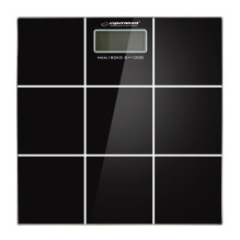 Esperanza EBS004 personal scale Rectangle Black Electronic personal scale