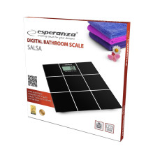 Esperanza EBS004 asmeninės svarstyklės, stačiakampės, juodos, elektroninės asmeninės svarstyklės Esperanza EBS004 asmeninės svarstyklės, stačiakampės, juodos, elektroninės asmeninės svarstyklės