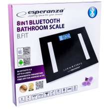 Esperanza EBS016K personal scale Electronic personal scale Square Black