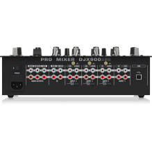 „Behringer DJX900USB“ – profesionalus 5 kanalų DJ maišytuvas su INFINIUM „bekontaktiu“ VCA kryžminiu faderiu, pažangiais