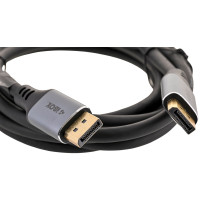 iBox ITVDP013 DisplayPort cable 4K 60Hz gold plug 3 m iBox ITVDP013 DisplayPort cable 4K 60Hz gold plug 3 m