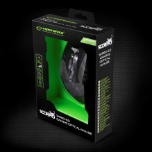 Esperanza EGM203B Scorpio pelė USB A tipo optinė 2400 DPI dešinės rankos pelė