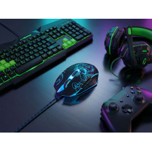 Esperanza EGM203B Scorpio pelė USB A tipo optinė 2400 DPI dešinės rankos pelė