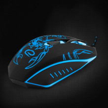 Esperanza EGM203B Scorpio pelė USB A tipo optinė 2400 DPI dešinės rankos pelė