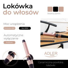 ADLER garbanojimo žnyplės AD 2118 ADLER garbanojimo žnyplės AD 2118
