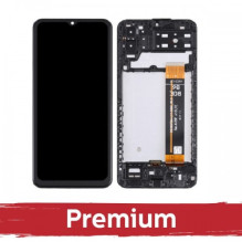 Screen for Samsung A137 A13 (2022) black with frame OEM
