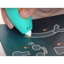 3D Pen - 3Doodler Start Plus 0.77 mm USB Powered, 91 g, Turquoise Yellow 3D Pen - 3Doodler Start Plus 0.77 mm USB Powered, 91 g, Turquoise Yellow