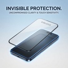 „Evelatus“ „Apple iPhone 17 Flip Glass Magic Easy Install“ dėžutė ekrano apsaugai