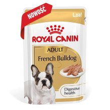 ROYAL CANIN Prancūzų buldogų suaugusių šunų ėdalo dėžutė, skirta virškinimo sveikatai, 12 x 85 g