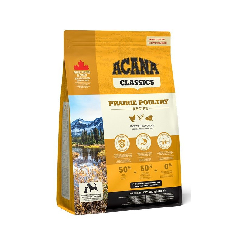 ACANA Classics Prairie Poultry - sausas šunų ėdalas - 2 kg