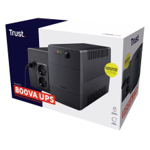 „Trust Paxxon“ nepertraukiamo maitinimo šaltinis (UPS) 0,8 kVA 480 W 2 kintamosios srovės lizdai