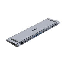 UNITEK 4K KVM prijungimo stotelė, USB-C, HDMI su stovu UNITEK 4K KVM prijungimo stotelė, USB-C, HDMI su stovu