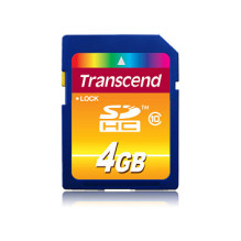 Transcend TS4GSDHC10 memory card Transcend TS4GSDHC10 memory card