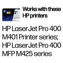 HP 80X High Yield Black Original LaserJet toner cartridge