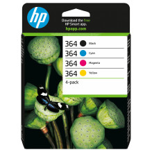 HP 364 4-pack Black / Cyan...