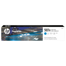 HP 981X High Yield Cyan Original PageWide Cartridge ink cartridge HP 981X High Yield Cyan Original PageWide Cartridge ink cartridge