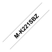 Brother M-K221SBZ label-making tape