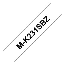 Brother M-K231SBZ label-making tape