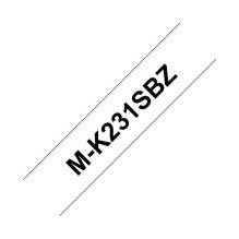 Brother M-K231SBZ label-making tape