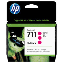 HP 711 3-pack 29-ml Magenta...