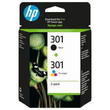 HP 301 2-pack Black / Tri-color Original Ink Cartridges ink cartridge HP 301 2-pack Black / Tri-color Original Ink Cartridges ink cartridge