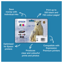 Epson Polar bear C13T26164010 ink cartridge Epson Polar bear C13T26164010 ink cartridge