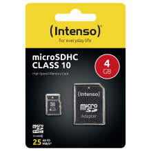 Intenso 4GB MicroSDHC Intenso 4GB MicroSDHC