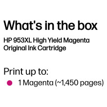 HP Ink 953XL F6U17AE Magenta HP Ink 953XL F6U17AE Magenta