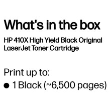 HP 410X High Yield Black Original LaserJet toner cartridge