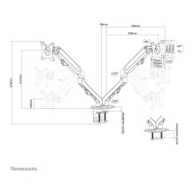 Neomounts FPMA-D650DBLACK monitor mount / stand Neomounts FPMA-D650DBLACK monitor mount / stand