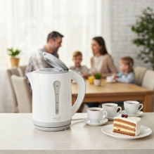Adler AD 1244 electric kettle 2.5 L 2200 W white and blue Adler AD 1244 electric kettle 2.5 L 2200 W white and blue