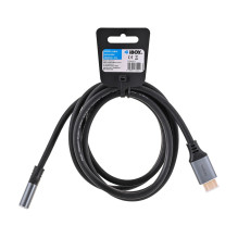 iBox ITVFMHD012 HDMI to HDMI 4K extension cable with gold plug 2 m iBox ITVFMHD012 HDMI to HDMI 4K extension cable with gold plug 2 m