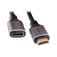 „iBox ITVFMHD012“ HDMI į HDMI 4K prailginimo kabelis su auksiniu kištuku, 2 m „iBox ITVFMHD012“ HDMI į HDMI 4K prailginimo kabelis su auksiniu kištuku, 2 m