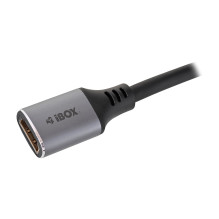 iBox ITVFMHD012 HDMI to HDMI 4K extension cable with gold plug 2 m iBox ITVFMHD012 HDMI to HDMI 4K extension cable with gold plug 2 m
