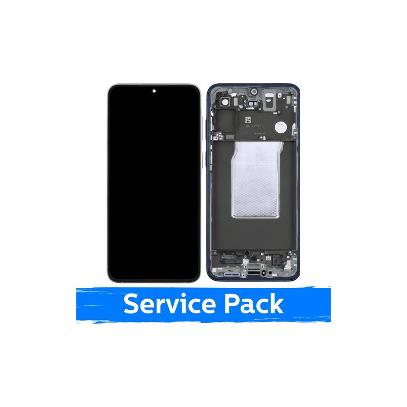 Ekranas skirtas Samsung A576 A57 5G su rėmeliu / Navy / (Service Pack)