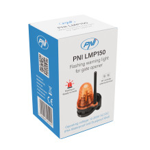 PNI LMP150 LED lempa vartų atidarymo signalizacijai, 12–265 V, mirksinti, savarankiškiems vartams, IP54 PNI LMP150 LED lempa vartų atidarymo signalizacijai, 12–265 V, mirksinti, savarankiškiems vartams, IP54
