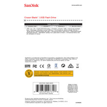„SanDisk Cruzer Blade“ USB atmintinė „SanDisk Cruzer Blade“ USB atmintinė