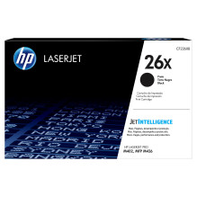 HP 26X didelės talpos juoda...