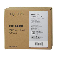 „LogiLink PC0057A“ sąsajos plokštės / adapteris „LogiLink PC0057A“ sąsajos plokštės / adapteris