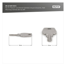 Digitus DN-19 KEY-9473 rack accessory Digitus DN-19 KEY-9473 rack accessory