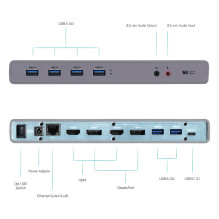 i-tec CADUAL4KDOCK laptop dock / port replicator