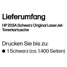 HP 203A juoda originali LaserJet tonerio kasetė HP 203A juoda originali LaserJet tonerio kasetė