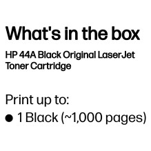HP 44A Black Original LaserJet toner cartridge