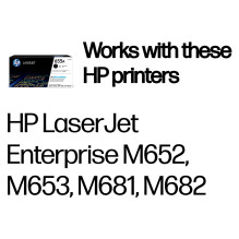 HP 655A Black Original LaserJet toner cartridge