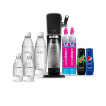 „SodaStream Sodastream Art“ sodrintuvas + 1 butelis + dujos, juodas